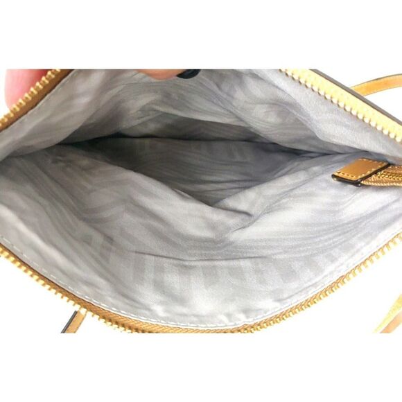 NWOT Rebecca Minkoff LIGHT TAN BROWN GENUINE LEATHER ENVELOPE SHOULDER BAG XBODY - Picture 12 of 12